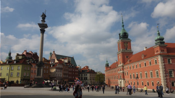Varšava - staré město. Ikdyž nově postavené po válce :-)
