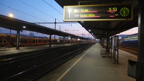 Brzké ranní vstáváni na vlak do Žiliny - nic pro mě :-)