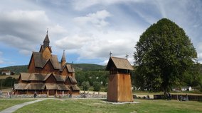 Typický norský kostelík