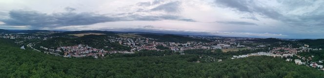 Brno - výhled z rozhledny Holedná