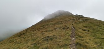 Příchod na Kreiskogel (2306 m) po zdolání ferraty Lukas Max[E]