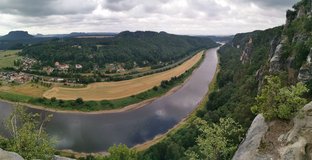 Vhled na Labe pod Bastei