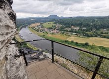 Vhled na Labe pod Bastei